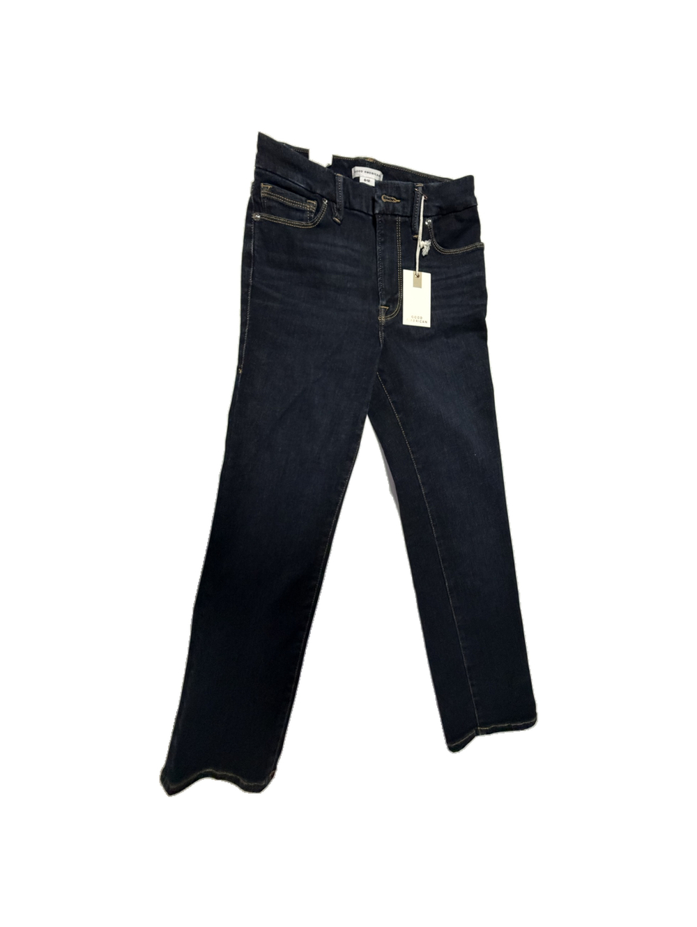 Good American Stretch Denim Jeans Size 6-12 Dark Blue